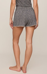 Z Supply Women's PJ Floral Dawn Shorts Dawn Eclipse Back