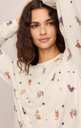 Z Supply Women's Team Player Longsleeve Top sandstone zoom detail
