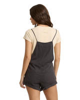 Billabong Women's Wild Pursuit Overalls Off Black back view