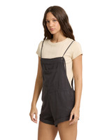 Billabong Women's Wild Pursuit Overalls Off Black side view
