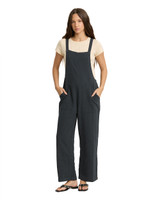 Billabong Women's Pacific Time Jumpsuit BLACK SANDS Front