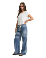 Billabong Zonte Elastic Waist Saltwashed Pants Blue Smoke Side