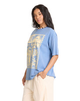 Billabong Across Skies Tee Blue Horizon side