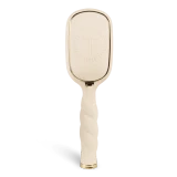 Teleties Detangler Hair Brush for Medium Hair in Tan side view