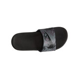 Nike Big Kids' Kawa SE Slides DK Smoke Greyblack Iron top view