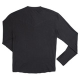 Sendero Provisions Co. Tex Western Henley Charcoal back view