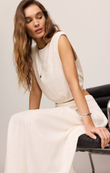 Z Supply Women's Merit Top MERIT WHITE Side