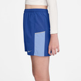 Nike Kids' Miler Dri-FIT Training Shorts Game Royal/Reflect Silver side view