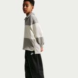 Nike Kids' Club Fleece Loose Pants Black White side view