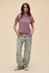 Daydreamer Women's Stripe Vintage Tee