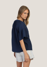 Dylan Women's Shea Top white front view