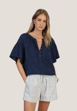 Dylan Women's Shea Top white detail view