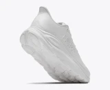 Hoka Women's Clifton 11 Running Shoes White tilt view