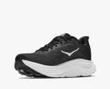Hoka Men's Clifton 11 Running Shoes Black/White reverse view
