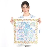 Vismaya Garden Veil Bandana in White