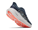 Hoka Women's Clifton Pro Running Shoes Faded Navy Glimmering Blue tilt view