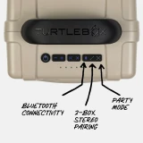 Turtlebox Cub Speaker Tan side angle