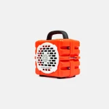 Turtlebox Cub Speaker Orange angle view