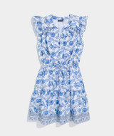 Vineyard Vines Women's Abigail Mini Dress in Indie Floral White