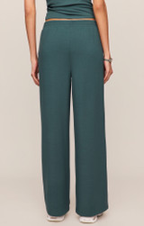 Z Supply In Transit Modal Pants Emerald Cove back view