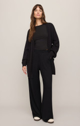Z Supply In Transit Modal Pants Black full length