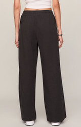 Z Supply Clubhouse Pants Ash Black back view