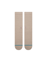 Stance Signature Crew Socks in Sting Grey front view