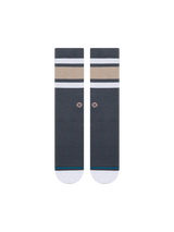Stance Signature Boyd Crew Socks Turbulence front view