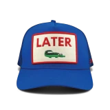 Soulbyrd Women's Later Gator Trucker Hat in Blue back view