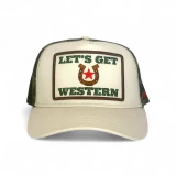 Soulbyrd Women's Let's Get Western Trucker Hat in Camo