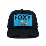 Soulbyrd Women's Foxy Trucker Hat in Black