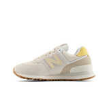 New Balance 574 Sea Salt Linen Reverse three-quarter view