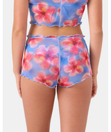 Roxy Women's Hibiscus Daze Mesh Bikini Short Bottoms