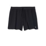 Vuori Course Lined Workout Shorts Black flat lay