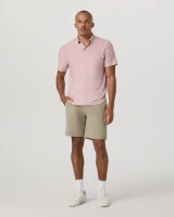 Vuori Men's Strato Tech Polo Faded Rose Heather full
