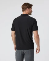 Vuori Men's Strato Tech Polo Black back