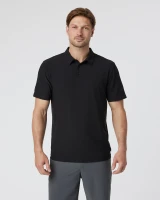 Vuori Men's Strato Tech Polo Black front