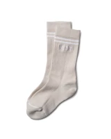 Vuori Men's 2.0 Crew Socks Salt Heather front view