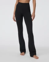 Vuori AllTheFeels Slim Flare Leggings Black front view