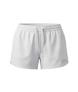 Vuori Women's Clementine Retro Shorts White flat lay
