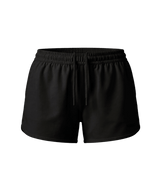 Vuori Women's Clementine Retro Shorts Black flat lay