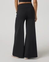 Vuori Halo Easy Wideleg Pants Halo Solid Black back view