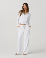 Vuori Halo Essential Wideleg Pants White full