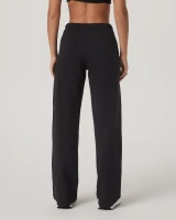 Vuori Halo Modern Straight Leg Pants Solid Black back view