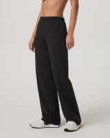 Vuori Halo Modern Straight Leg Pants Solid Black front view