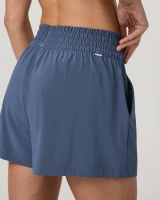 Vuori Villa Shorts Azure design detail