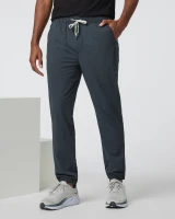 Vuori Kore Lined Joggers Charcoal front view