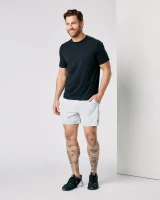 Vuori Men's Current Tech Tee Black full view
