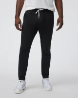 Vuori Ponto Performance Pants Black Heather front view