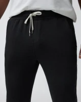 Vuori Ponto Performance Pants Black Heather zoom detail